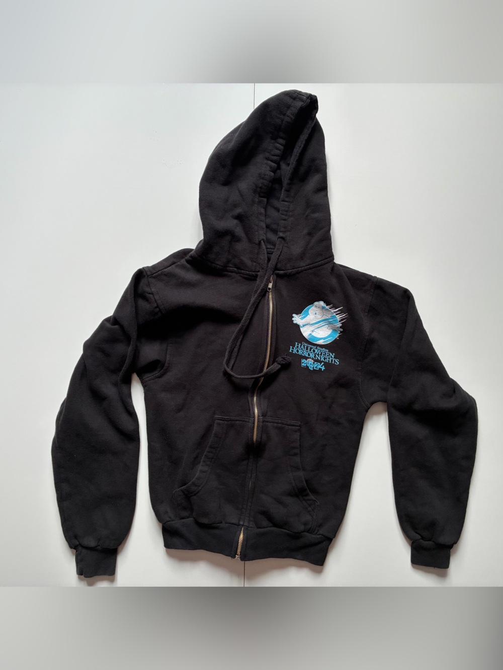 2024 Halloween Horror Nights Ghostbusters Zip Hoodie - Size XS